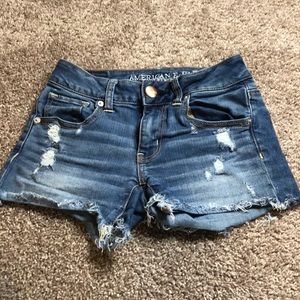 AEO super stretch shorts